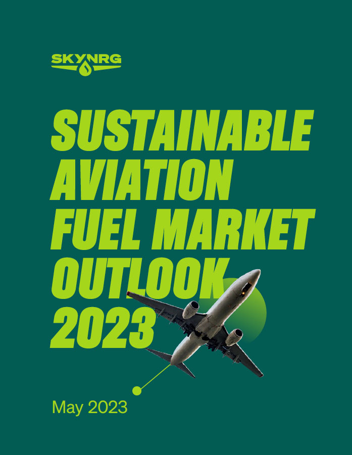 Cover of the Sustainable Aviation Fuel Market Outlook 2023